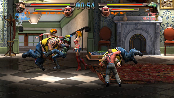 Игра Raging Justice, скриншот