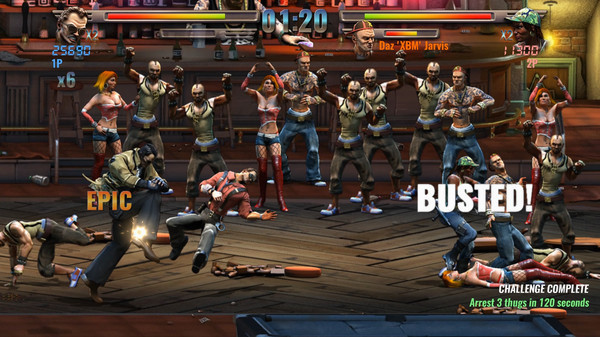 Игра Raging Justice, скриншот