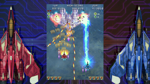 Игра Raiden IV: OverKill, скриншот