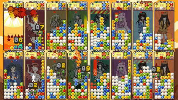 Игра Raining Blobs, скриншот