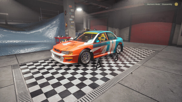Игра Rally Mechanic Simulator, скриншот