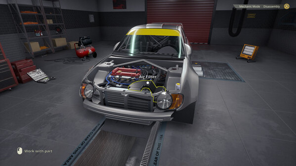Игра Rally Mechanic Simulator, скриншот