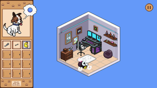 Игра Ralph and the Blue Ball, скриншот