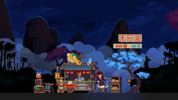 Игра Ramen-ten ‘Heart Abyss’, скриншот