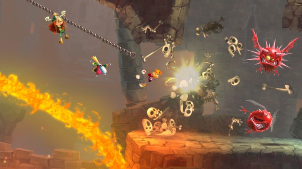 Игра Rayman Legends, скриншот