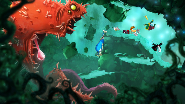 Игра Rayman Origins, скриншот