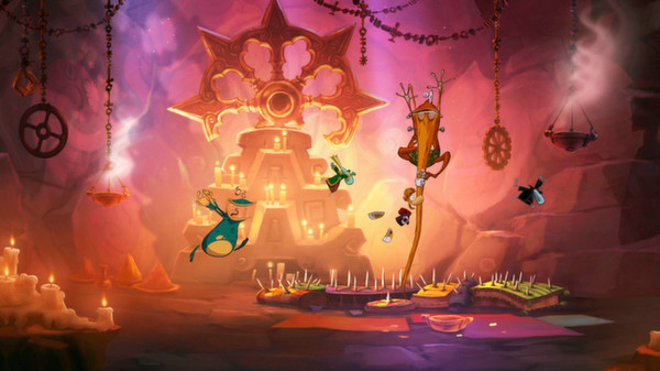 Игра Rayman Origins, скриншот