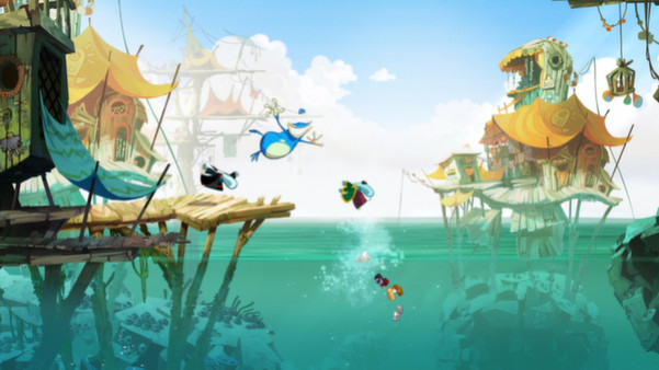 Игра Rayman Origins, скриншот