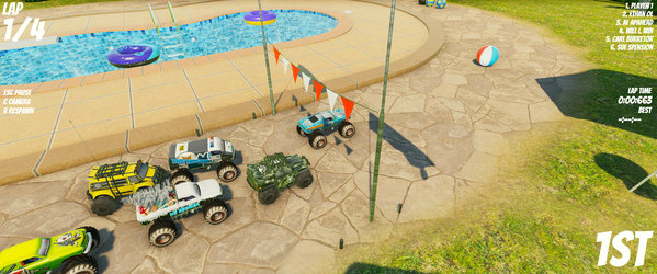 Игра RC Rush, скриншот