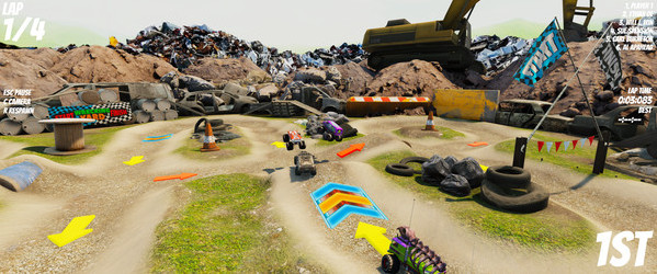 Игра RC Rush, скриншот
