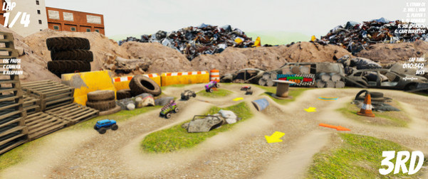 Игра RC Rush, скриншот