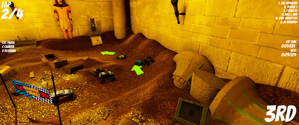Игра RC Rush, скриншот