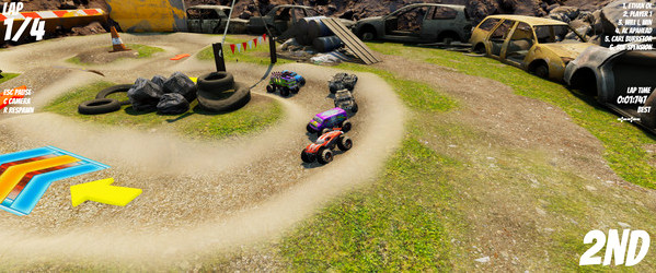Игра RC Rush, скриншот