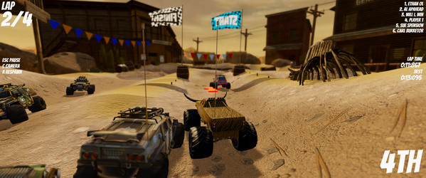 Игра RC Rush, скриншот