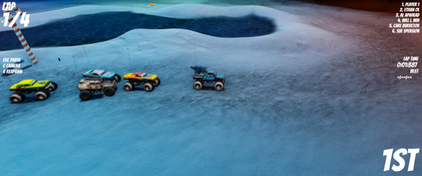 Игра RC Rush, скриншот