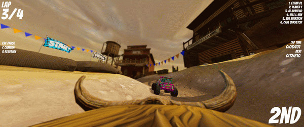 Игра RC Rush, скриншот