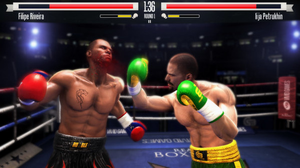 Игра Real Boxing, скриншот