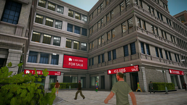 Игра REAL ESTATE Simulator - FROM BUM TO MILLIONAIRE, скриншот