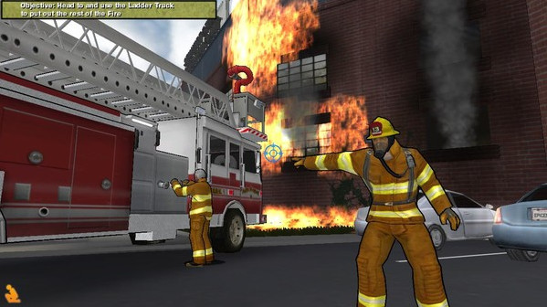 Игра Real Heroes: Firefighter HD, скриншот