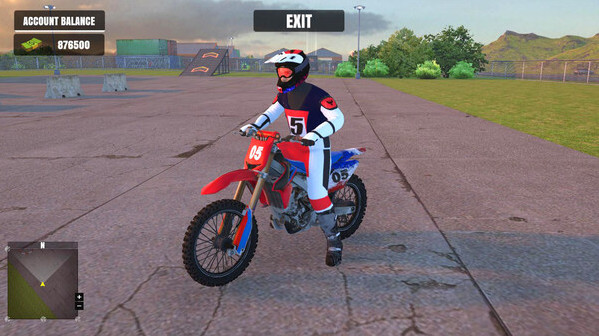 Игра Real Motocross Driving Simulator, скриншот