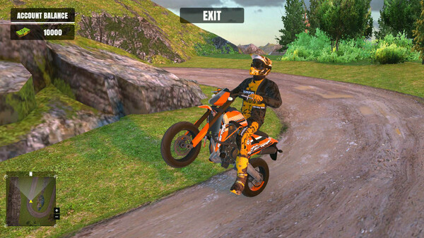 Игра Real Motocross Driving Simulator, скриншот