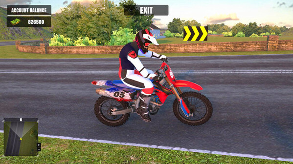Игра Real Motocross Driving Simulator, скриншот