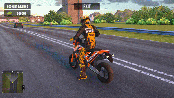 Игра Real Motocross Driving Simulator, скриншот