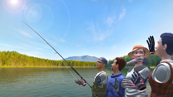 Игра Real VR Fishing, скриншот