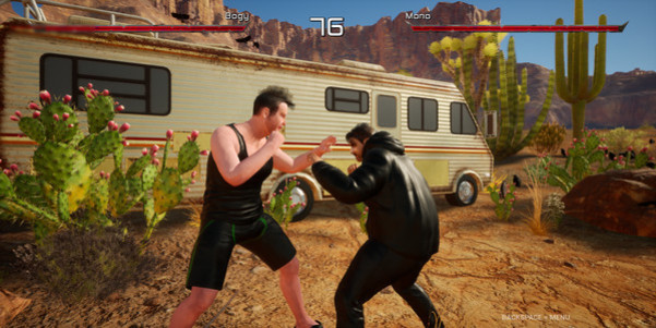 Игра RealFighter, скриншот
