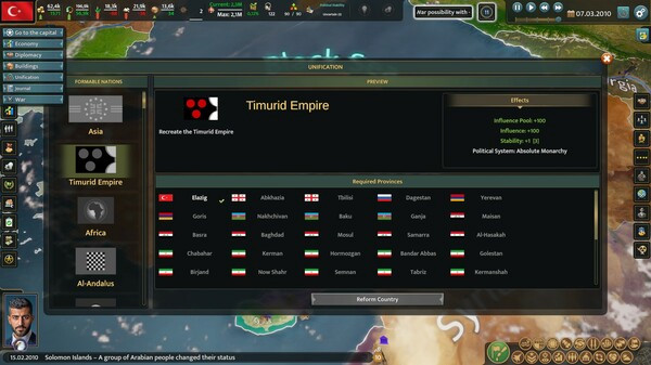 Игра Realpolitiks 3: Earth and Beyond, скриншот