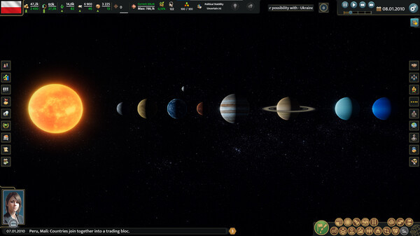 Игра Realpolitiks 3: Earth and Beyond, скриншот