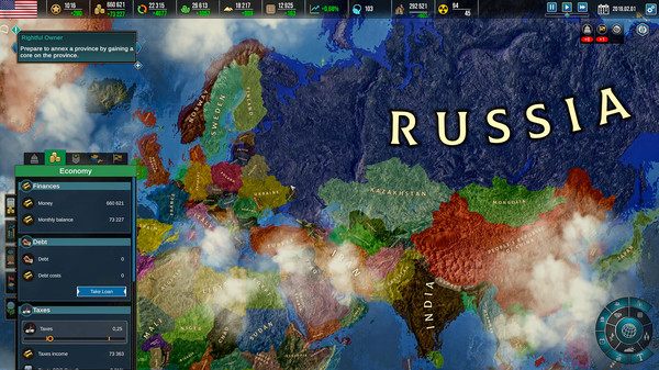 Игра Realpolitiks II, скриншот