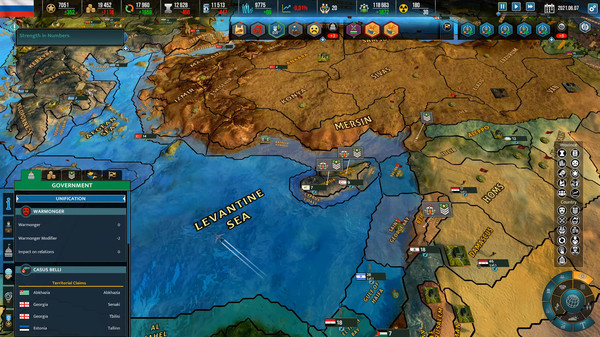 Игра Realpolitiks II, скриншот