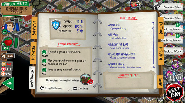 Игра Rebuild 3: Gangs of Deadsville, скриншот