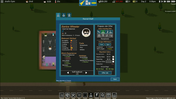 Игра Rec Center Tycoon - Management Simulator, скриншот