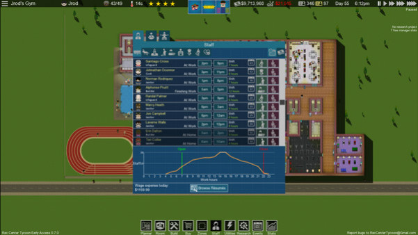 Игра Rec Center Tycoon - Management Simulator, скриншот