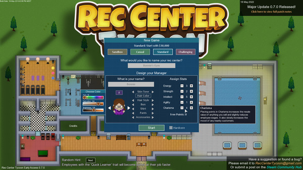 Игра Rec Center Tycoon - Management Simulator, скриншот
