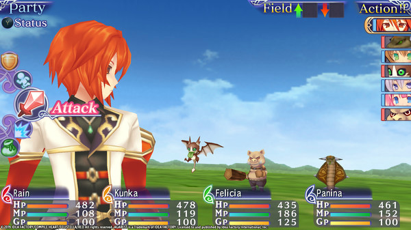 Игра Record of Agarest War Mariage, скриншот