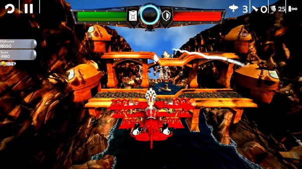 Игра Red Barton and The Sky Pirates, скриншот