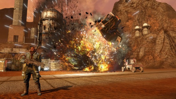 Игра Red Faction Guerrilla Re-Mars-tered, скриншот
