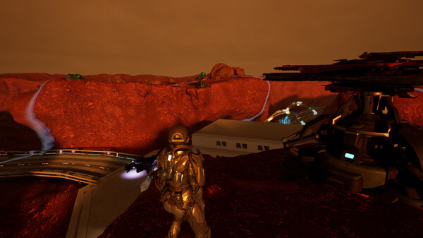 Игра Red Planet Rampart, скриншот