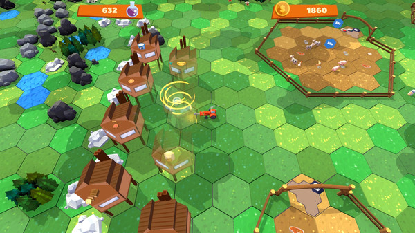 Игра Red Tractor Tycoon, скриншот