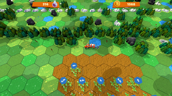 Игра Red Tractor Tycoon, скриншот