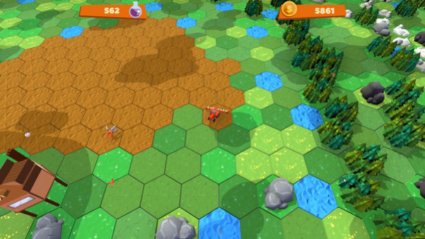 Игра Red Tractor Tycoon, скриншот