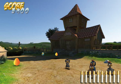 Игра Redneck Kentucky and the Next Generation Chickens, скриншот