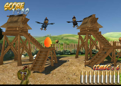 Игра Redneck Kentucky and the Next Generation Chickens, скриншот