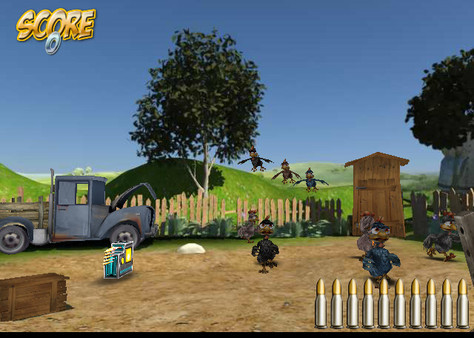 Игра Redneck Kentucky and the Next Generation Chickens, скриншот
