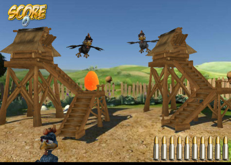 Игра Redneck Kentucky and the Next Generation Chickens, скриншот
