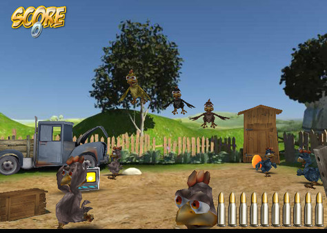 Игра Redneck Kentucky and the Next Generation Chickens, скриншот