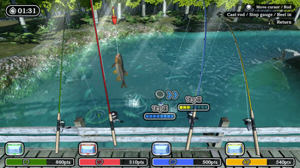 Игра Reel it! Fishing, скриншот